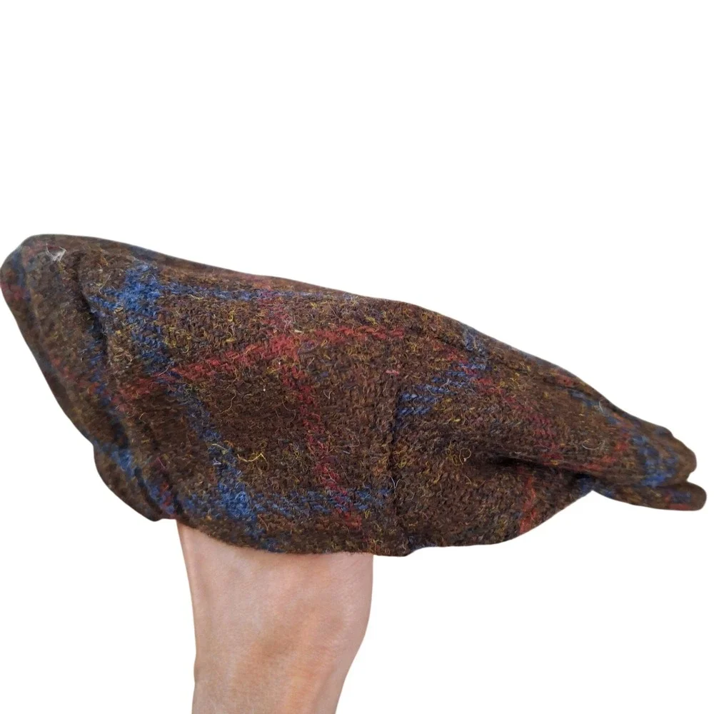 Glen Appin Scotland Harris Tweed Wool Newsboy Cap Hat Peaky Blinders Ivy League